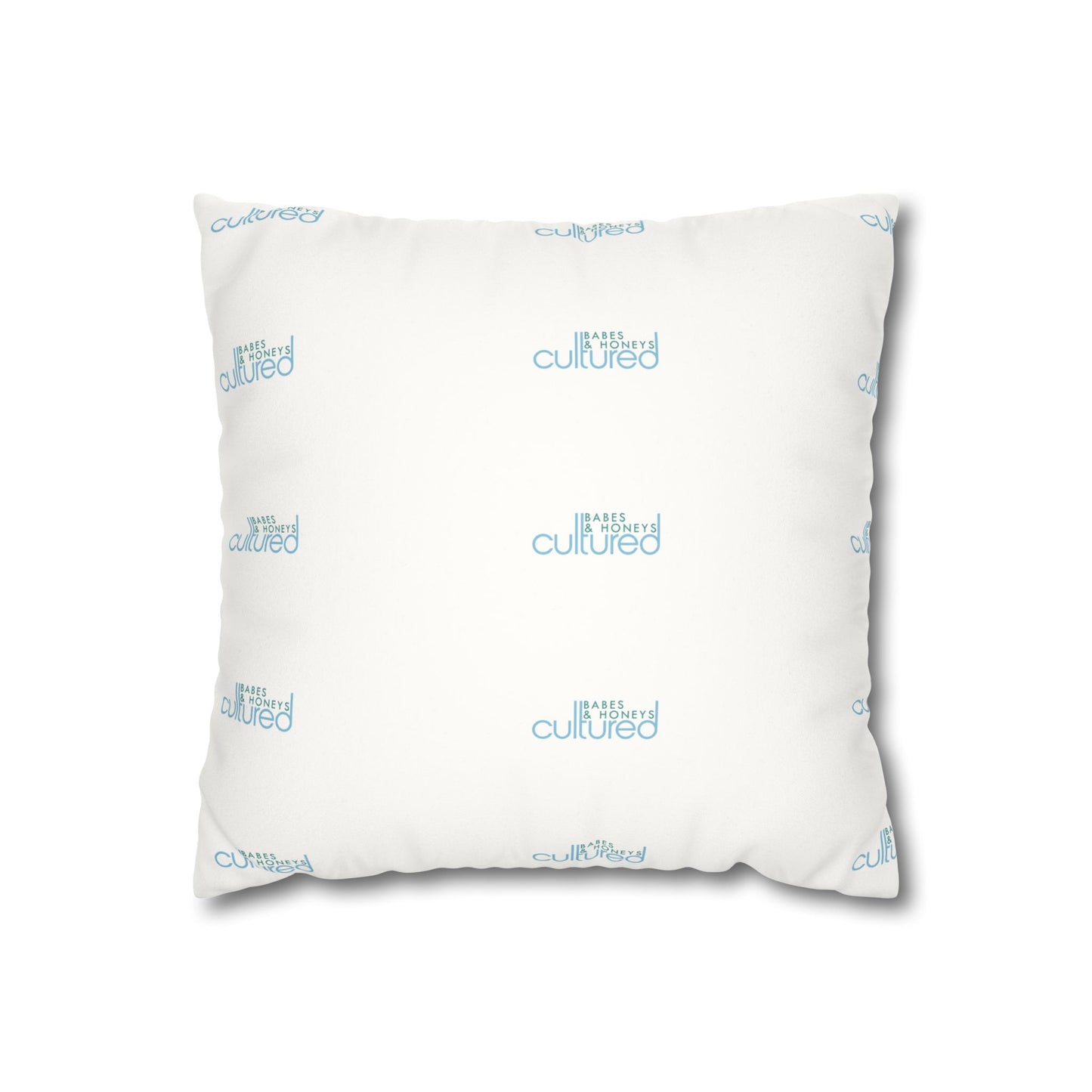 Faux Suede Square Pillowcase