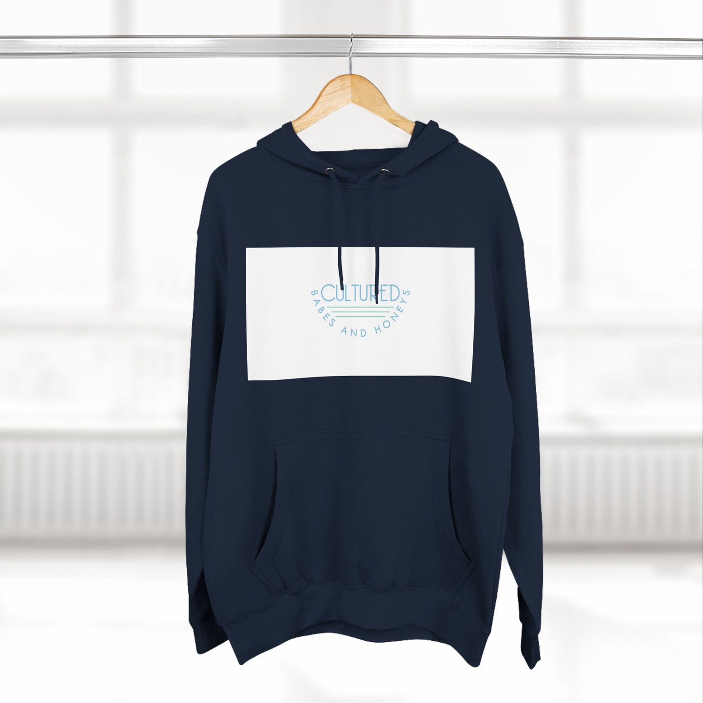 Three-Panel Fleece Hoodie