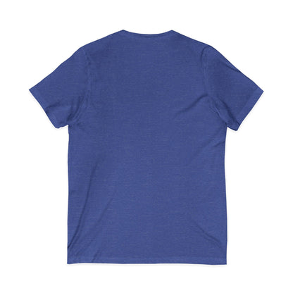 Cultured V-Neck Tee — "Cultured Babes and Honeys" Minimal Logo Shirt