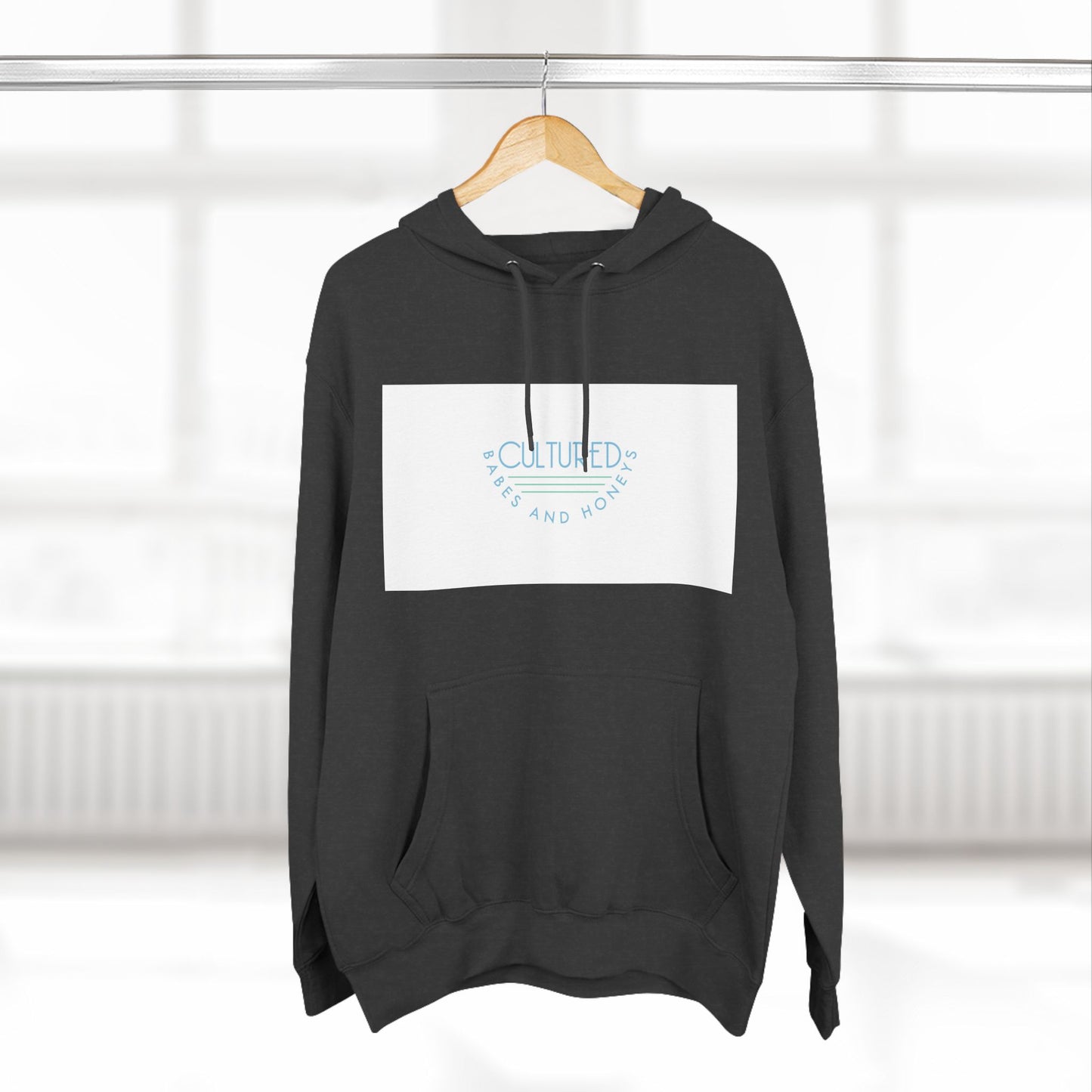 Three-Panel Fleece Hoodie