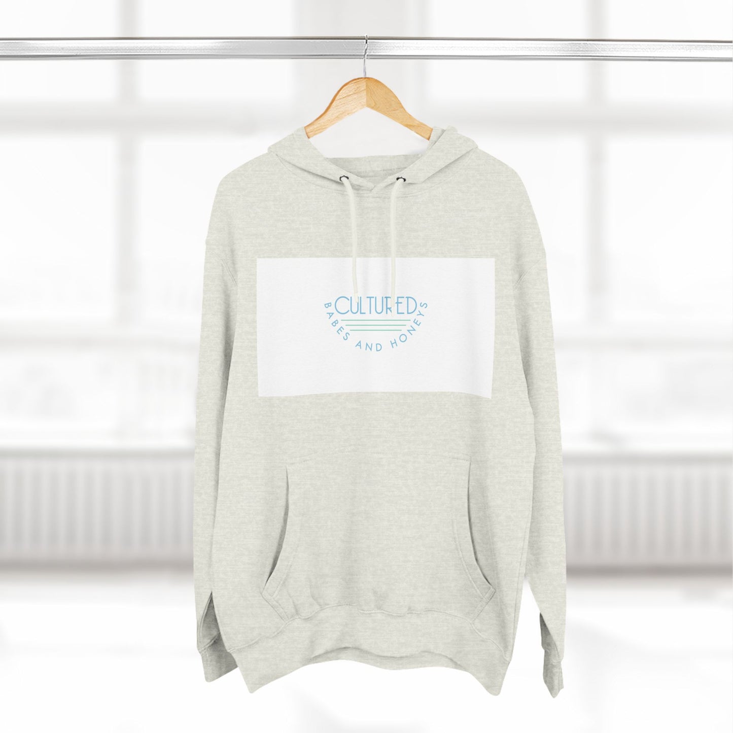 Three-Panel Fleece Hoodie