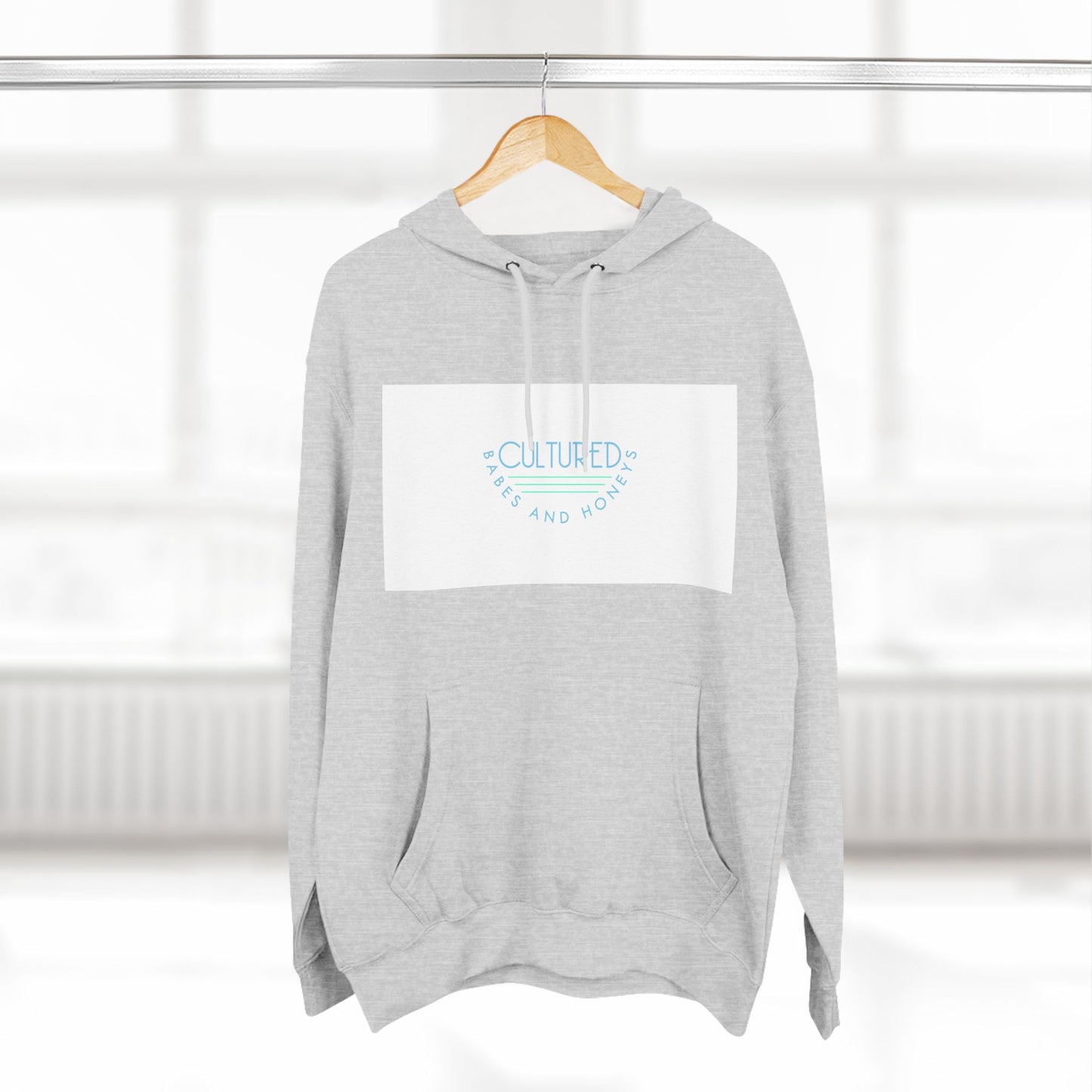 Three-Panel Fleece Hoodie