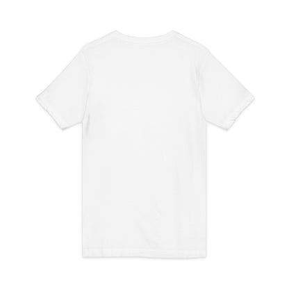 Cultured V-Neck Tee — "Cultured Babes and Honeys" Minimal Logo Shirt