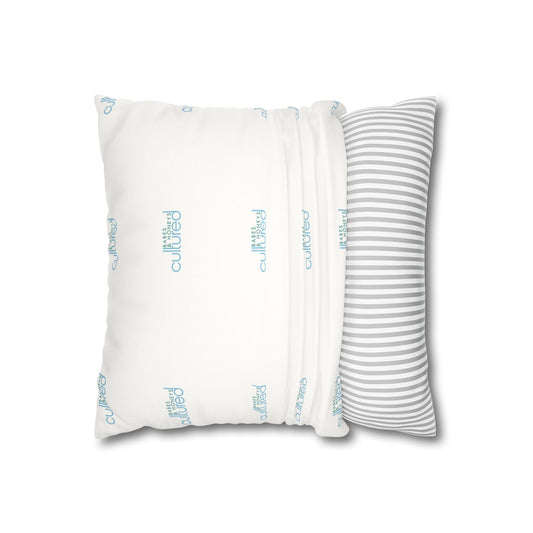Faux Suede Square Pillowcase