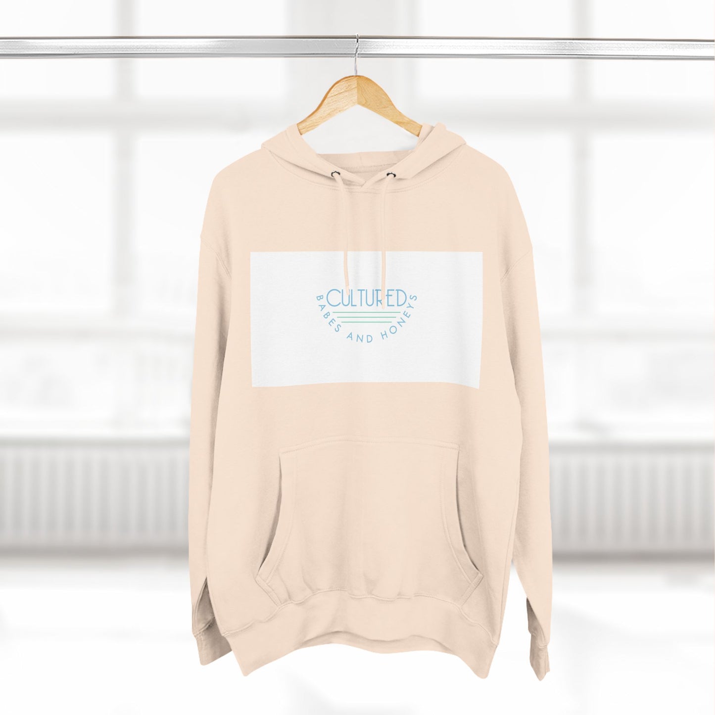 Three-Panel Fleece Hoodie