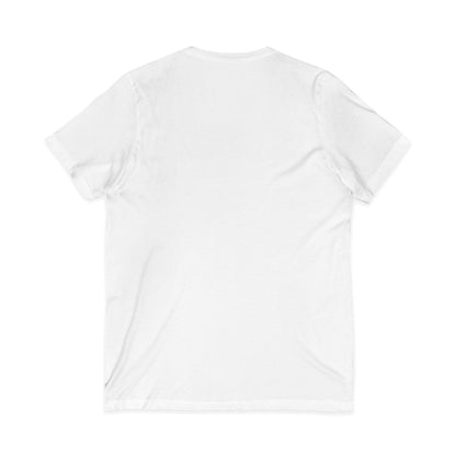 Cultured V-Neck Tee — "Cultured Babes and Honeys" Minimal Logo Shirt